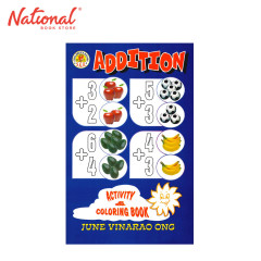 Addition Activity And Coloring Book by June Vinarao Ong -...