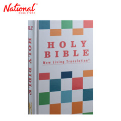 Holy Bible New Living Translation Multi-Color Checkered -...