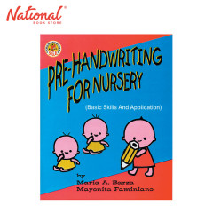 Pre-Handwriting for Nursery by Maria Barza & Mayonita...