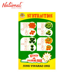 Subtraction Activity And Coloring Book by June Vinarao...