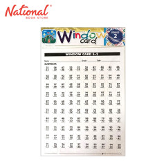 Window Card Series 2 (Subtraction) - Charts & Posters -...